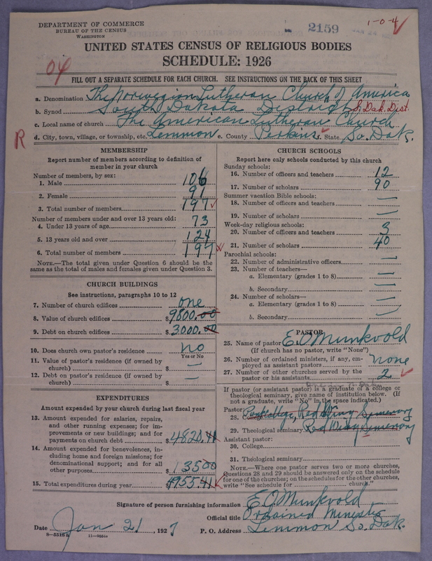 Scan of Norwegian Lutheran Church of America: 2159