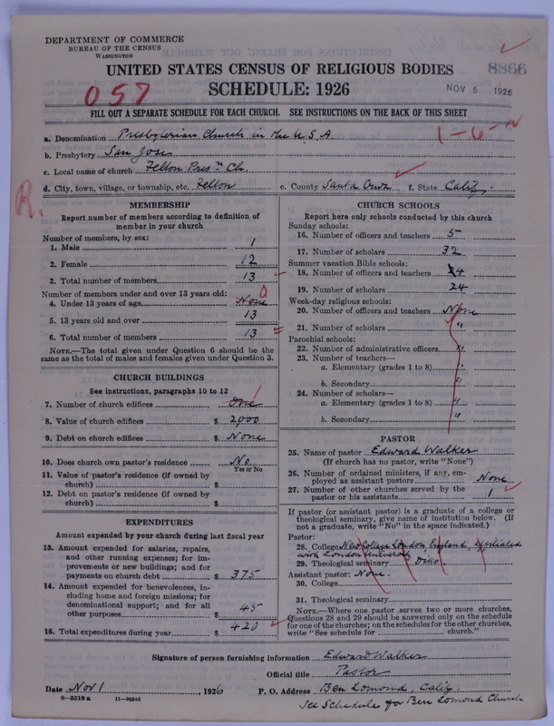 Scan of Presbyterian Church in the United States of America: 8866