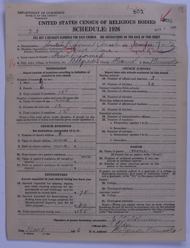 Scan of Reformed Church in America: 602