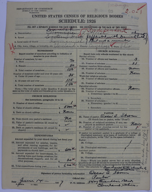 Scan of Independent Lutheran Congregations: 25