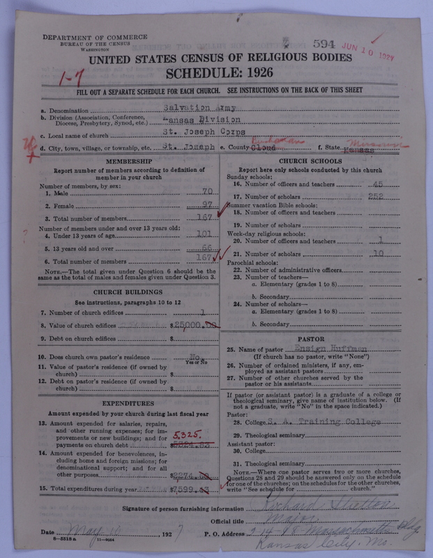 Scan of Salvation Army: 594