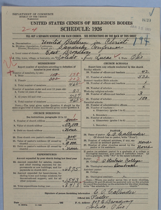 Scan of Church of the United Brethren in Christ: 839
