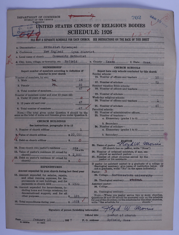 Scan of Methodist Episcopal Church: 702
