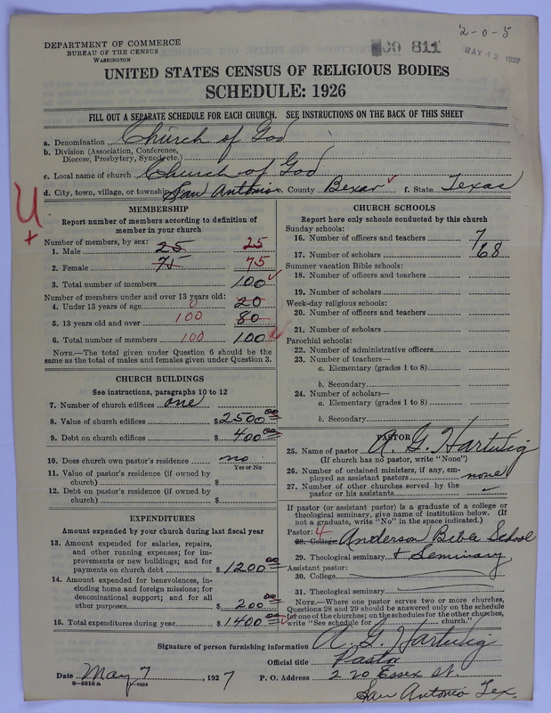 Scan of Church of God (Headquarters, Anderson, Ind.): 811