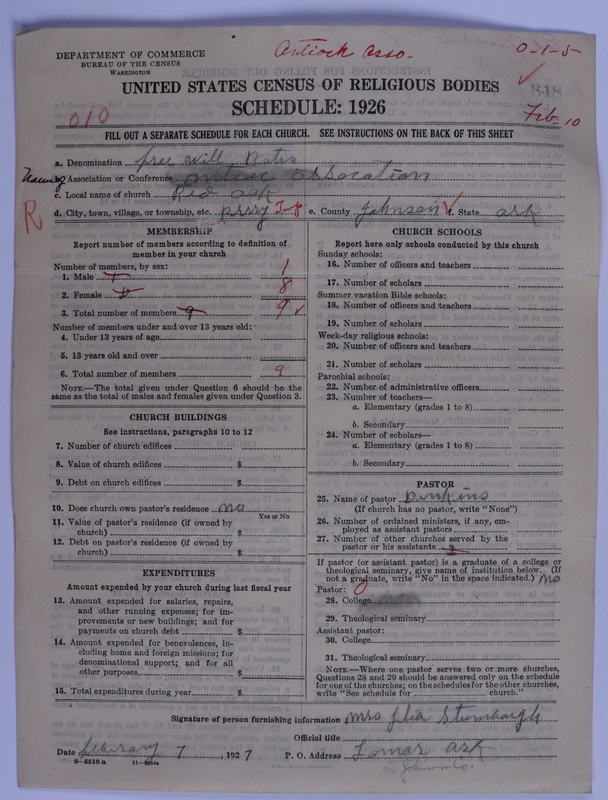 Scan of Free Will Baptists: 848