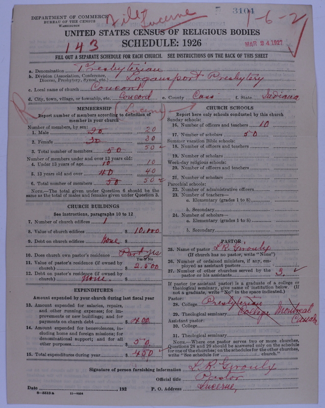 Scan of Presbyterian Church in the United States of America: 3104