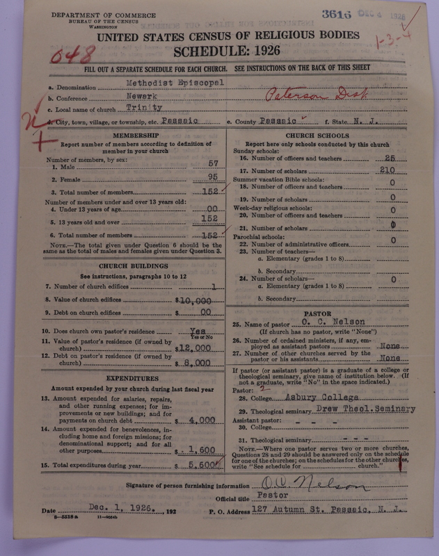 Scan of Methodist Episcopal Church: 3616