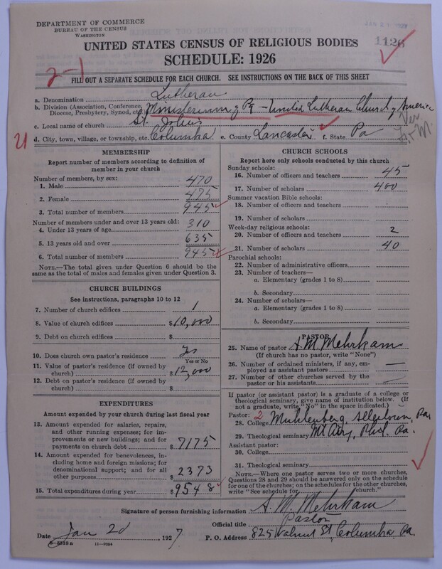 Scan of United Lutheran Church in America: 1126