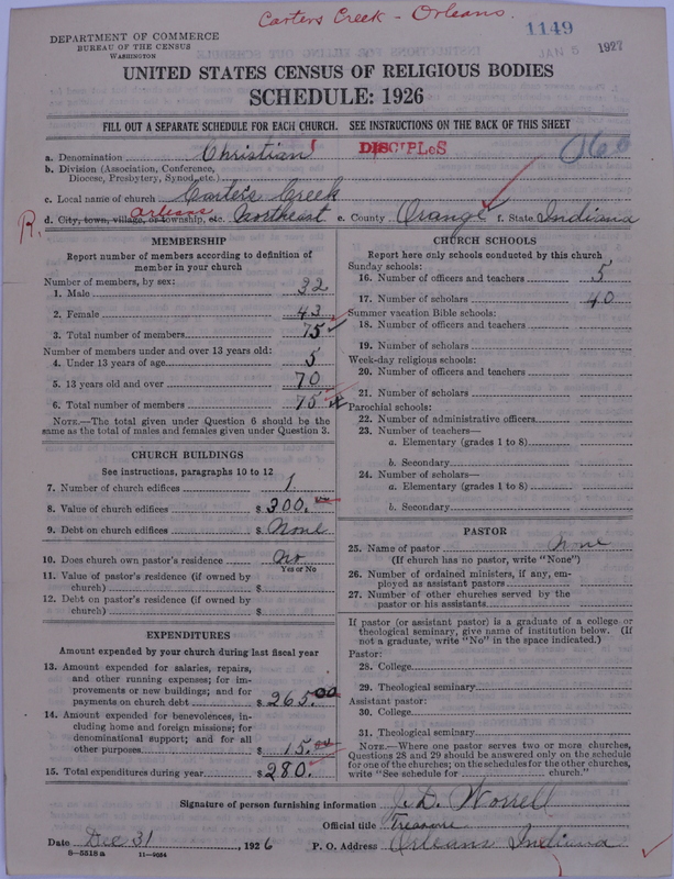 Scan of Disciples of Christ: 1149