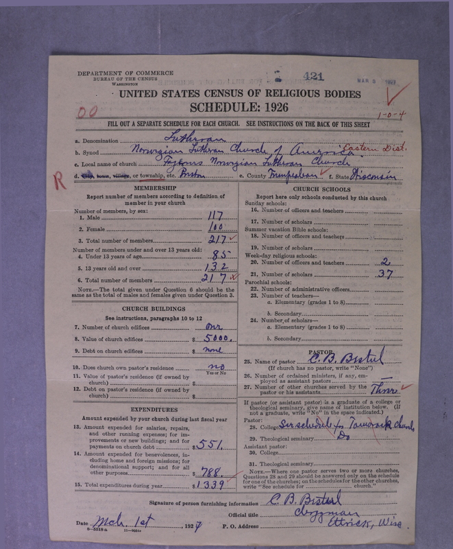 Scan of Norwegian Lutheran Church of America: 421