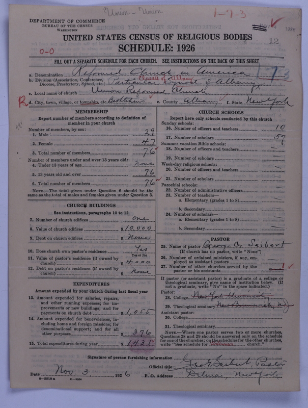 Scan of Reformed Church in America: 12