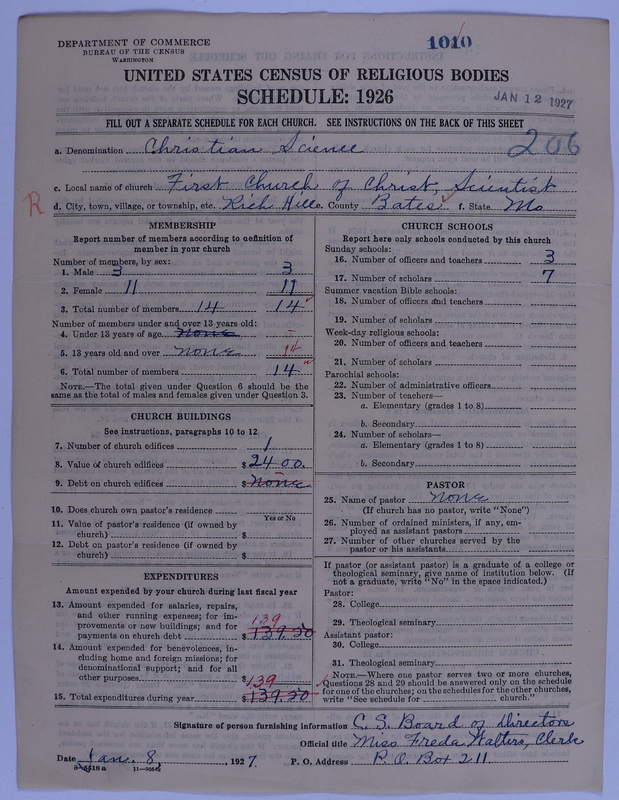 Scan of Church of Christ, Scientist: 1010