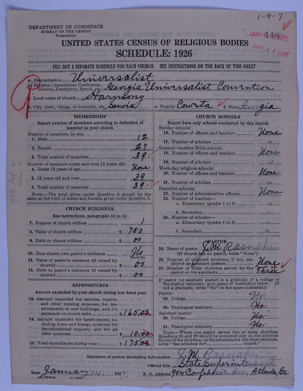 Scan of Universalist Church: 448