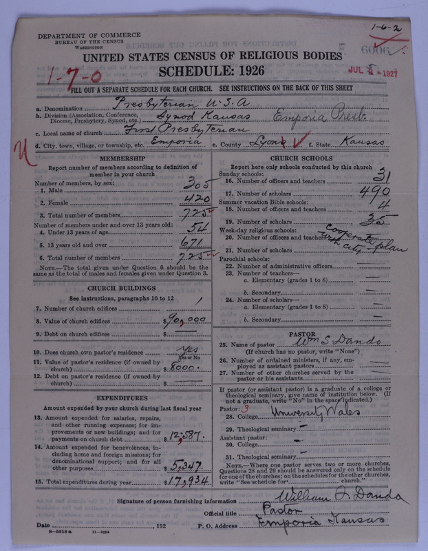 Scan of Presbyterian Church in the United States of America: 6006