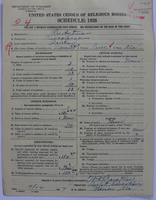Scan of Presbyterian Church in the United States: 2490