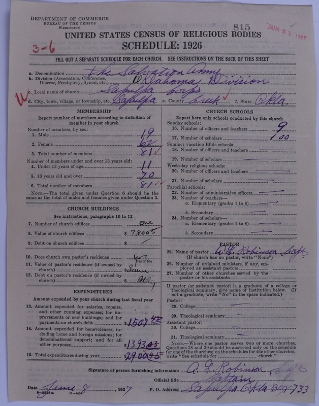 Scan of Salvation Army: 815