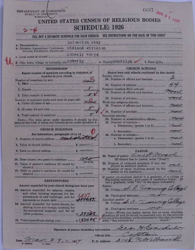 Scan of Salvation Army: 603