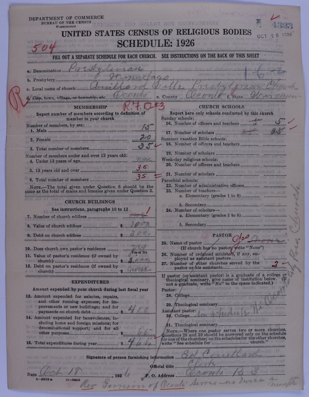 Scan of Presbyterian Church in the United States of America: 4323