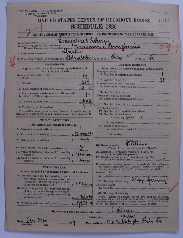 Scan of United Lutheran Church in America: 1544