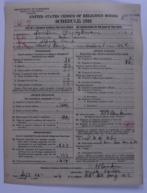 Scan of Presbyterian Church in the United States: 916