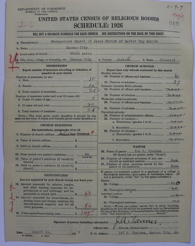 Scan of Reorganized Church of Jesus Christ of Latter Day Saints: 319