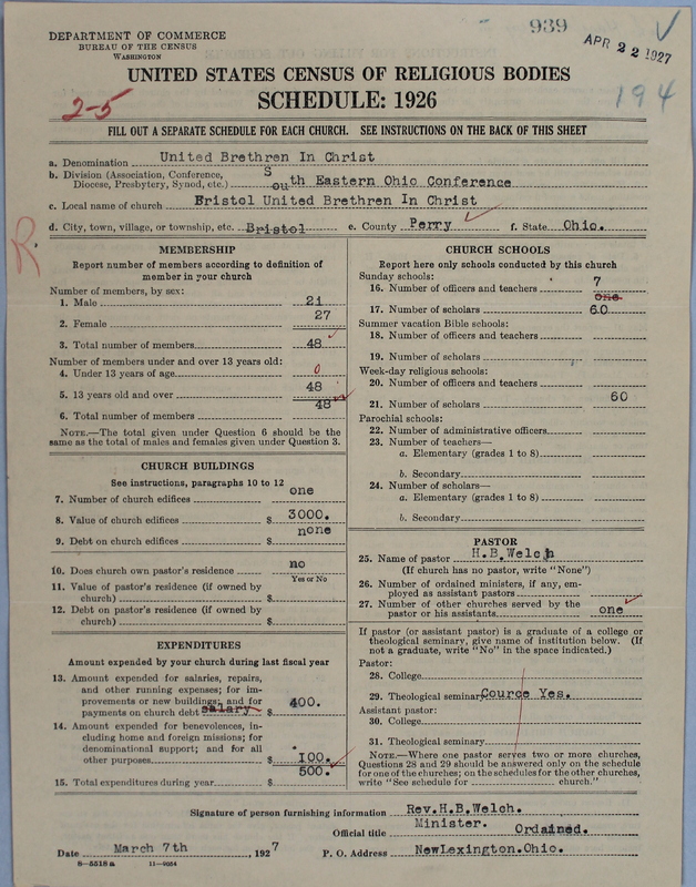 Scan of Church of the United Brethren in Christ: 939
