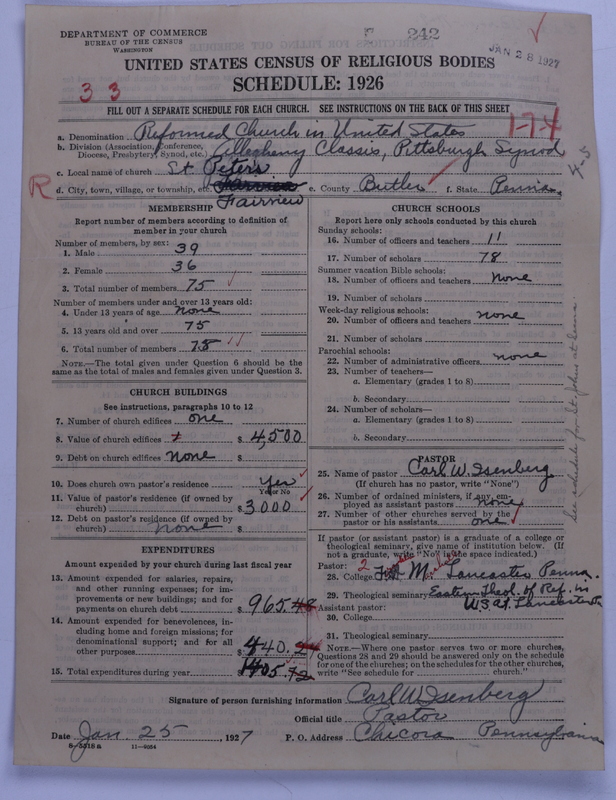 Scan of Reformed Church in the United States: 242