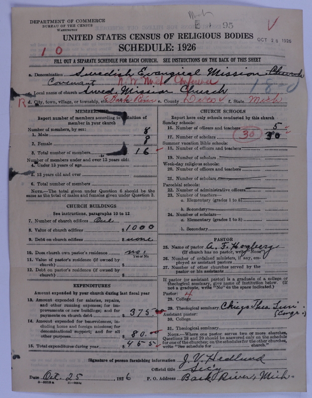 Scan of Swedish Evangelical Mission Covenant of America: 95