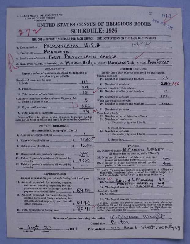 Scan of Presbyterian Church in the United States of America: 913