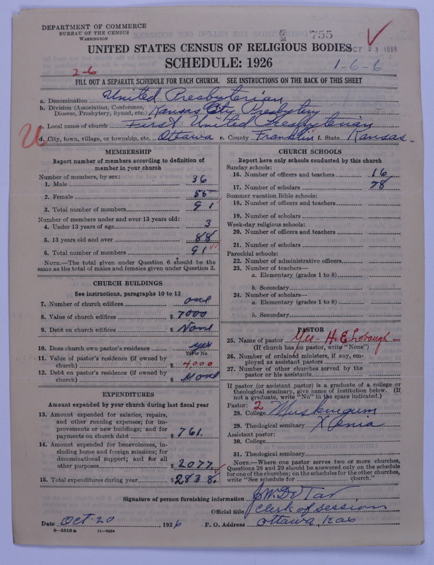 Scan of United Presbyterian Church of North America: 755