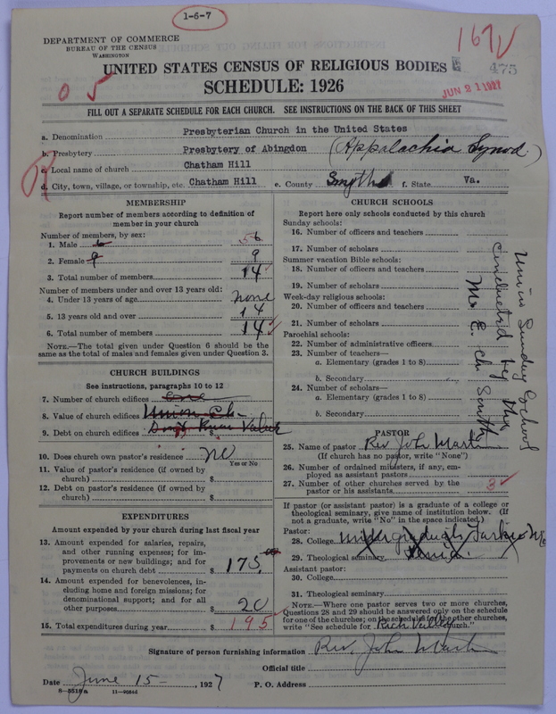 Scan of Presbyterian Church in the United States: 475