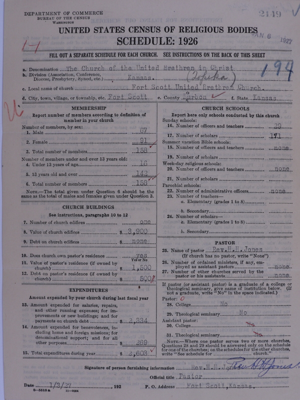 Scan of Church of the United Brethren in Christ: 2149