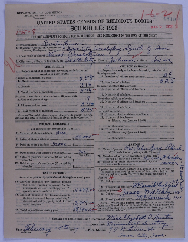 Scan of Presbyterian Church in the United States of America: 4840