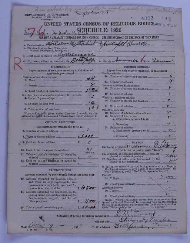 Scan of African Methodist Episcopal Church: 4303