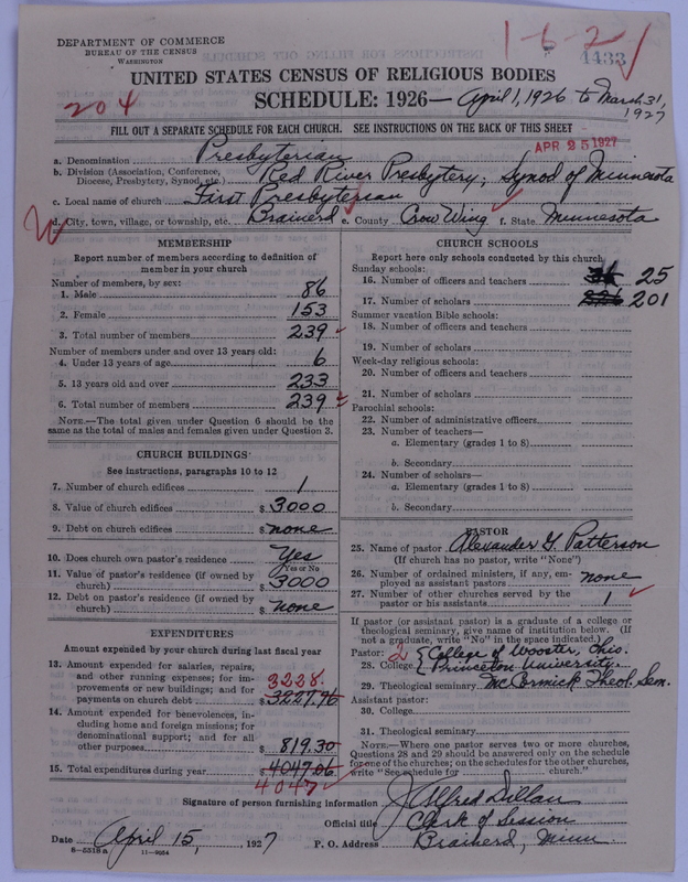 Scan of Presbyterian Church in the United States of America: 4433