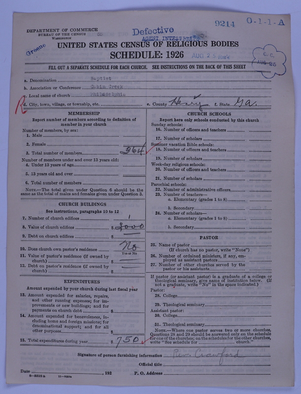 Scan of Negro Baptists: 9214