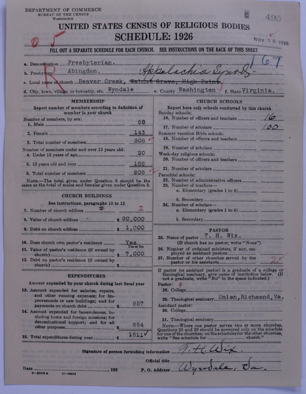Scan of Presbyterian Church in the United States: 495