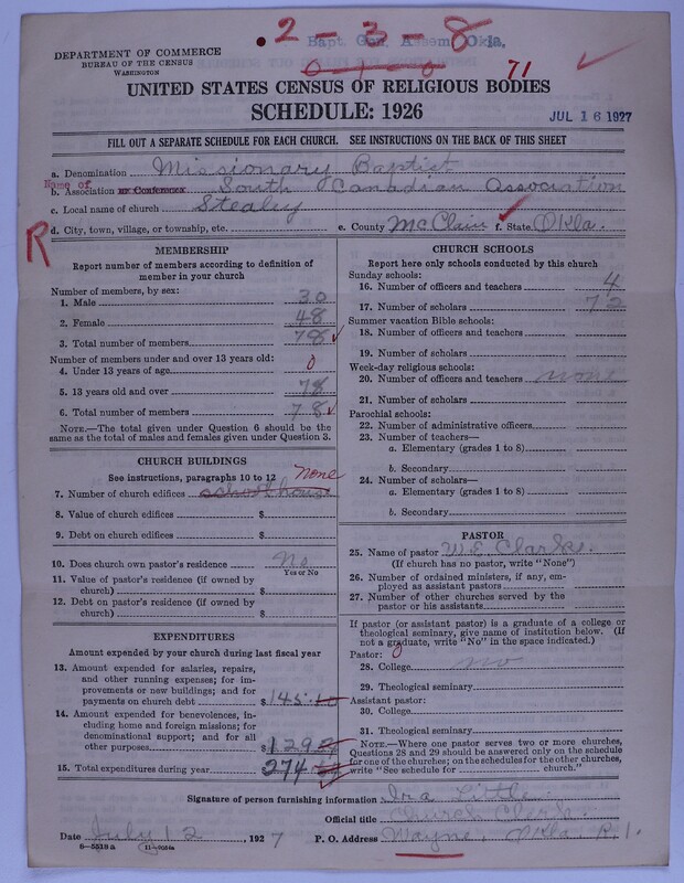 Scan of Missionary Baptist General Assembly of Oklahoma: 71