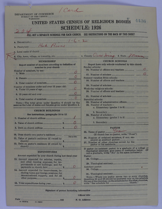 Scan of Presbyterian Church in the United States of America: 4436