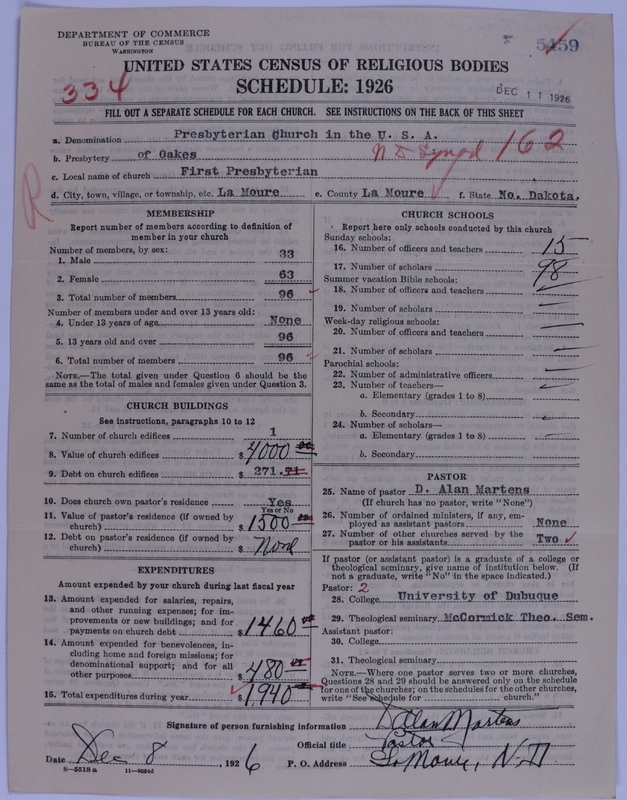 Scan of Presbyterian Church in the United States of America: 5459