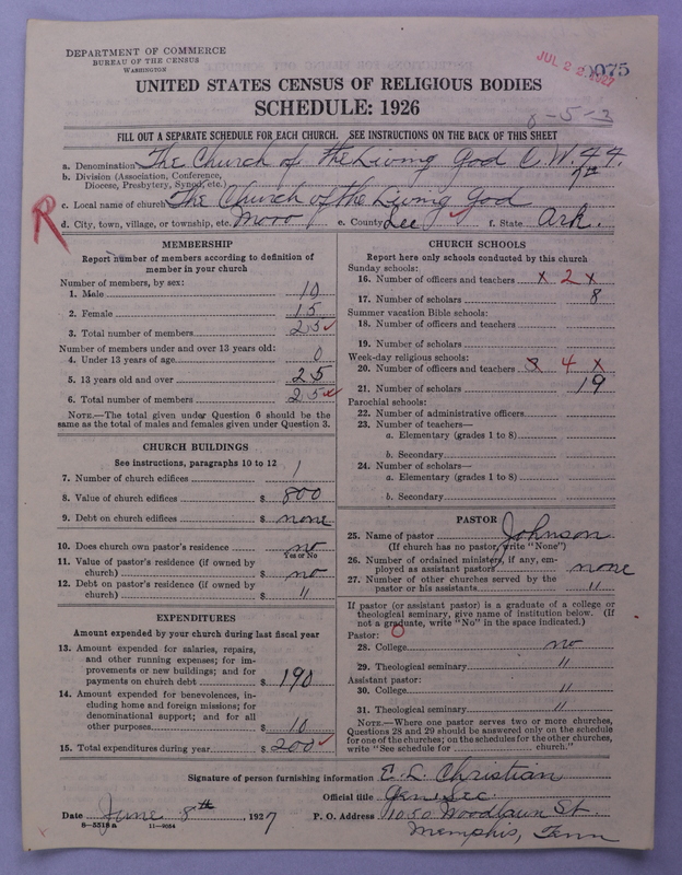 Scan of Church of the Living God, Christian Workers for Fellowship: 75