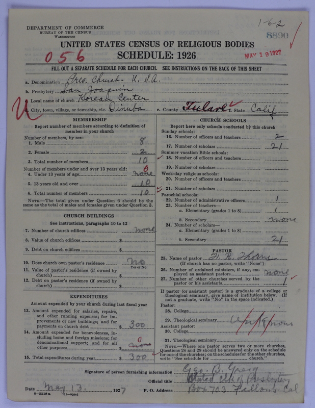 Scan of Presbyterian Church in the United States of America: 8890