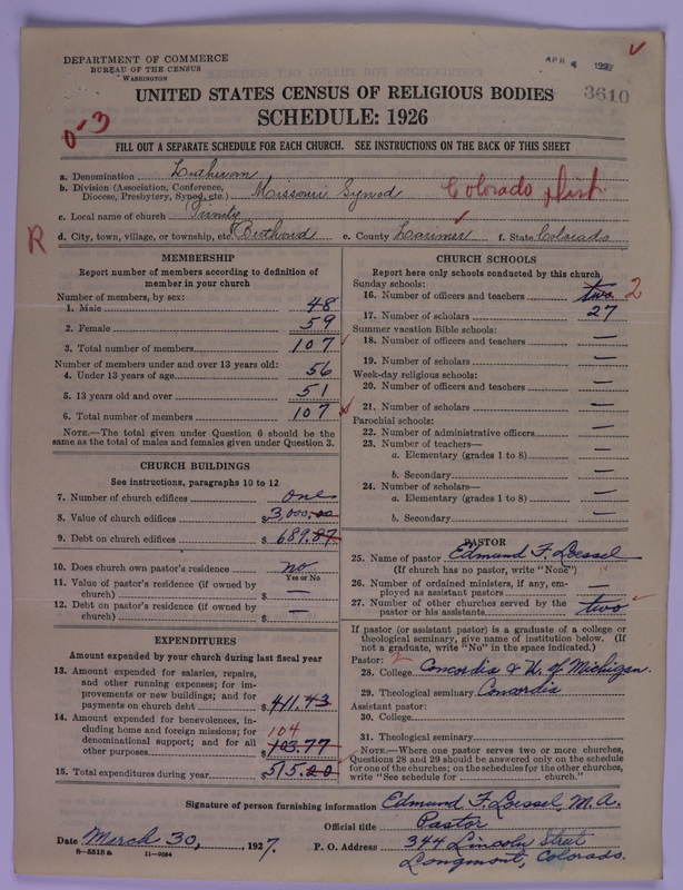 Scan of Evangelical Lutheran Synodical Conference of America: Evangelical Lutheran Synod of Missouri, Ohio, and Other States: 3610