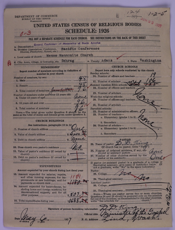 Scan of General Conference of the Mennonite Church of North America: 124
