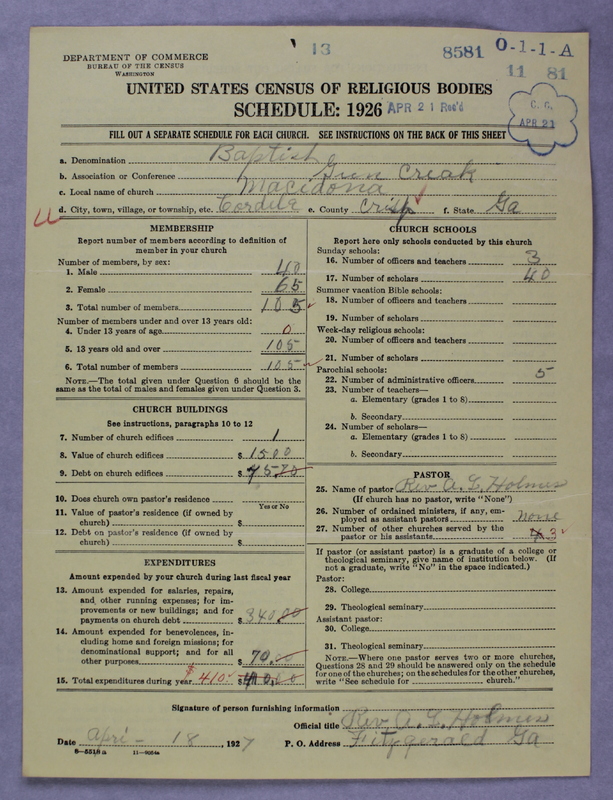 Scan of Negro Baptists: 8581