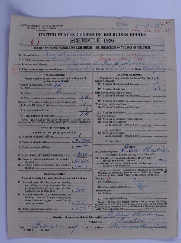 Scan of Free Methodist Church of North America: 1322