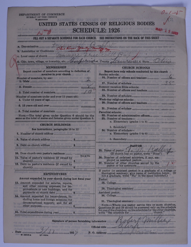 Scan of Free Will Baptists: 12