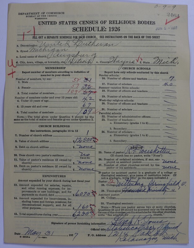 Scan of United Lutheran Church in America: 2464