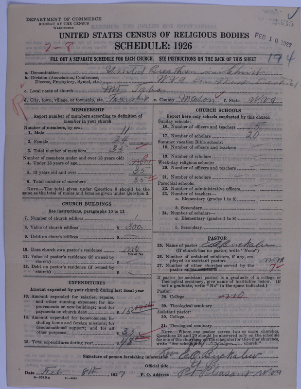 Scan of Church of the United Brethren in Christ: 2635