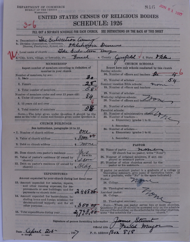 Scan of Salvation Army: 816